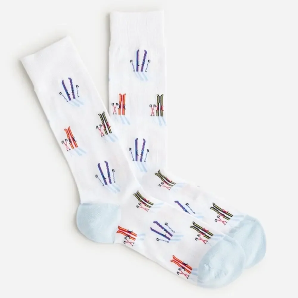 J. Crew ski break socks